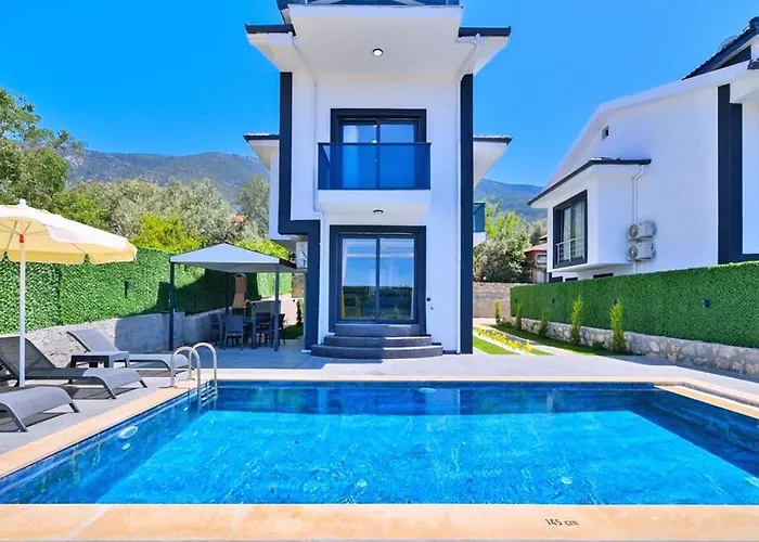 Ovacik 3 Bedroom With Private Pool Hot Tub Villa